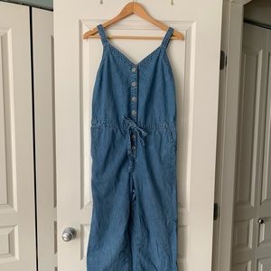 Gap Denim sleeveless jumpsuit